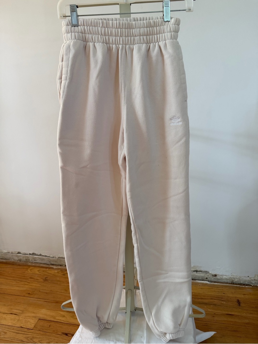 Adidas Women’s Cream Fleece Jogger Pants